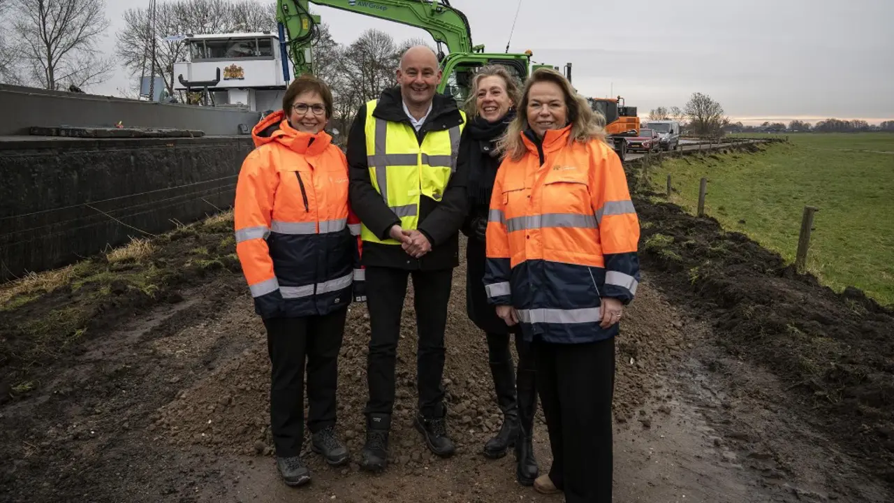 Dijkversterking tussen Vrouwenakker en Nieuwveen: 'Dijk toekomstbestendig maken'